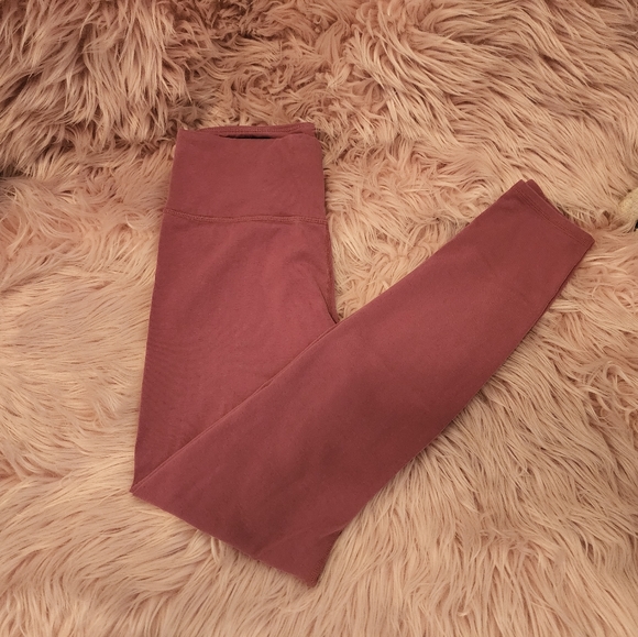 (B) Mauve and Brown Athleta Leggings Bundle of 2 size Small - Picture 2 of 5
